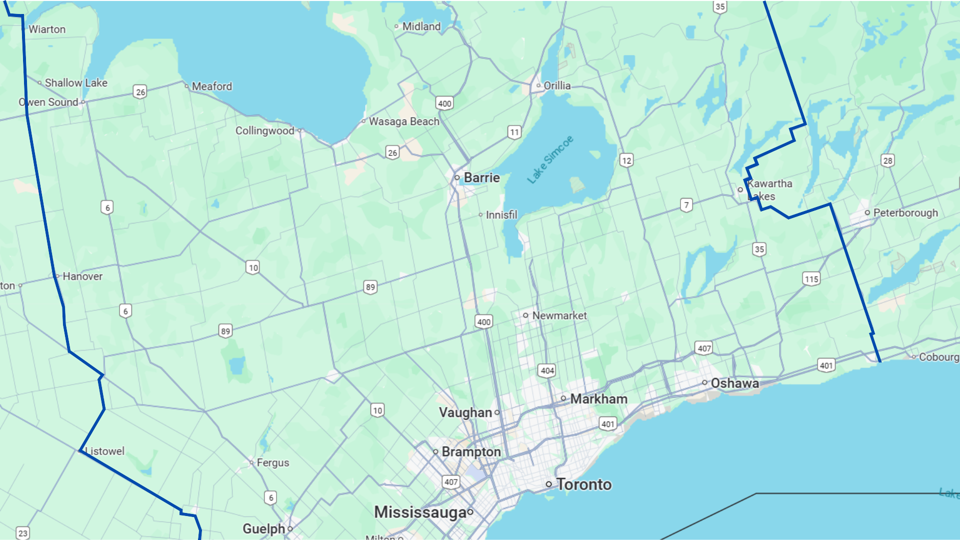 Total Service Area Map